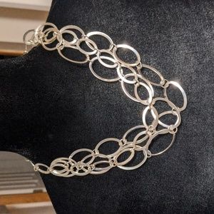 Three strand chain necklace